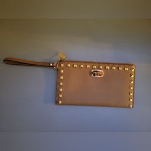 NWOT Michael Kors Brown Wallet/Wristlet OS